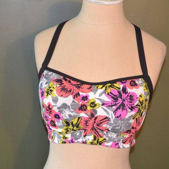 VSX Sport | Tropical Floral Print Sports Bra - Picture 2 of 6